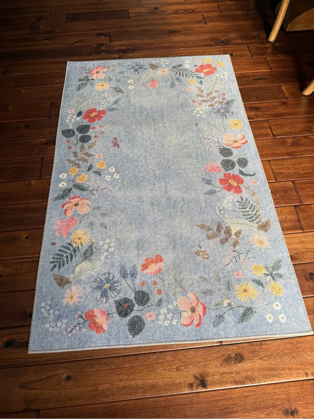Rifle Paper Co. x Loloi Atelier Periwinkle Floral Rug